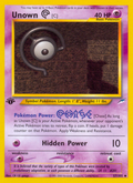 Unown [C] 57/105 — Pokémon Neo Destiny