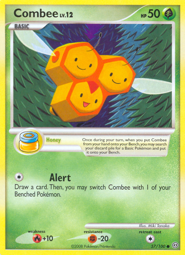 Combee 57/100 Pokémon Stormfront (2008) English card — catalogue reference