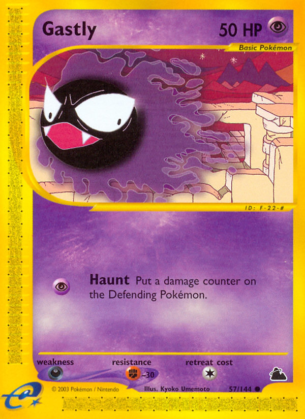 Gastly 57/144 — Pokémon Skyridge