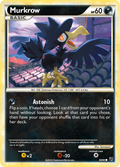 Murkrow 58/90 Pokémon Undaunted (2010) English card — catalogue reference