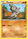 Timburr 58/114 Pokémon Black & White (2011) English card — catalogue reference