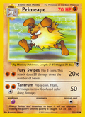 Primeape 59/110 — Pokémon Legendary Collection