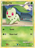 Chikorita 59/123 Pokémon HeartGold & SoulSilver (2010) English card — catalogue reference