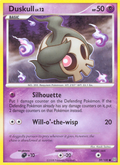 Duskull 59/100 Pokémon Stormfront (2008) English card — catalogue reference