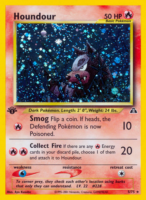 Houndour 5/75 — Pokémon Neo Discovery