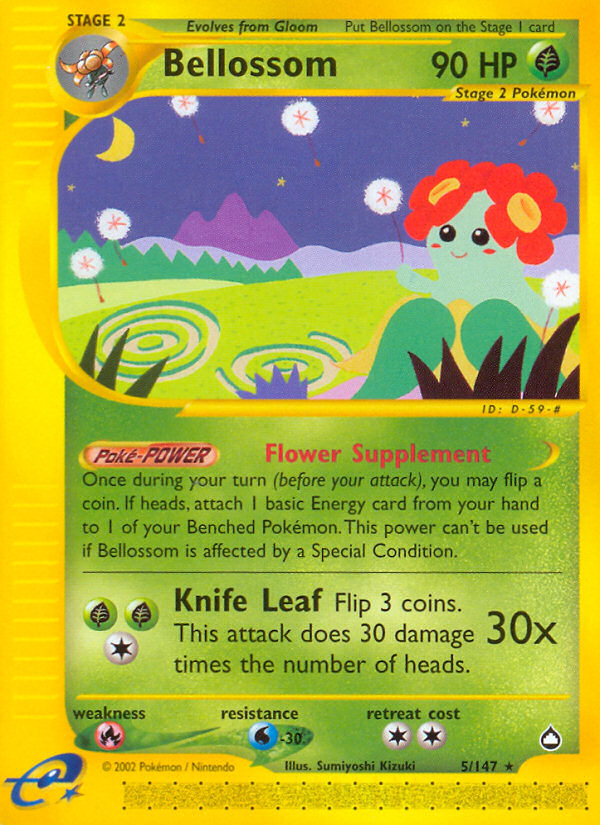 Bellossom 5/147 — Pokémon Aquapolis