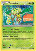 Carnivine 5/108 Pokémon Dark Explorers (2012) English card — catalogue reference