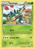 Yanmega 5/124 Pokémon Dragons Exalted (2012) English card — catalogue reference