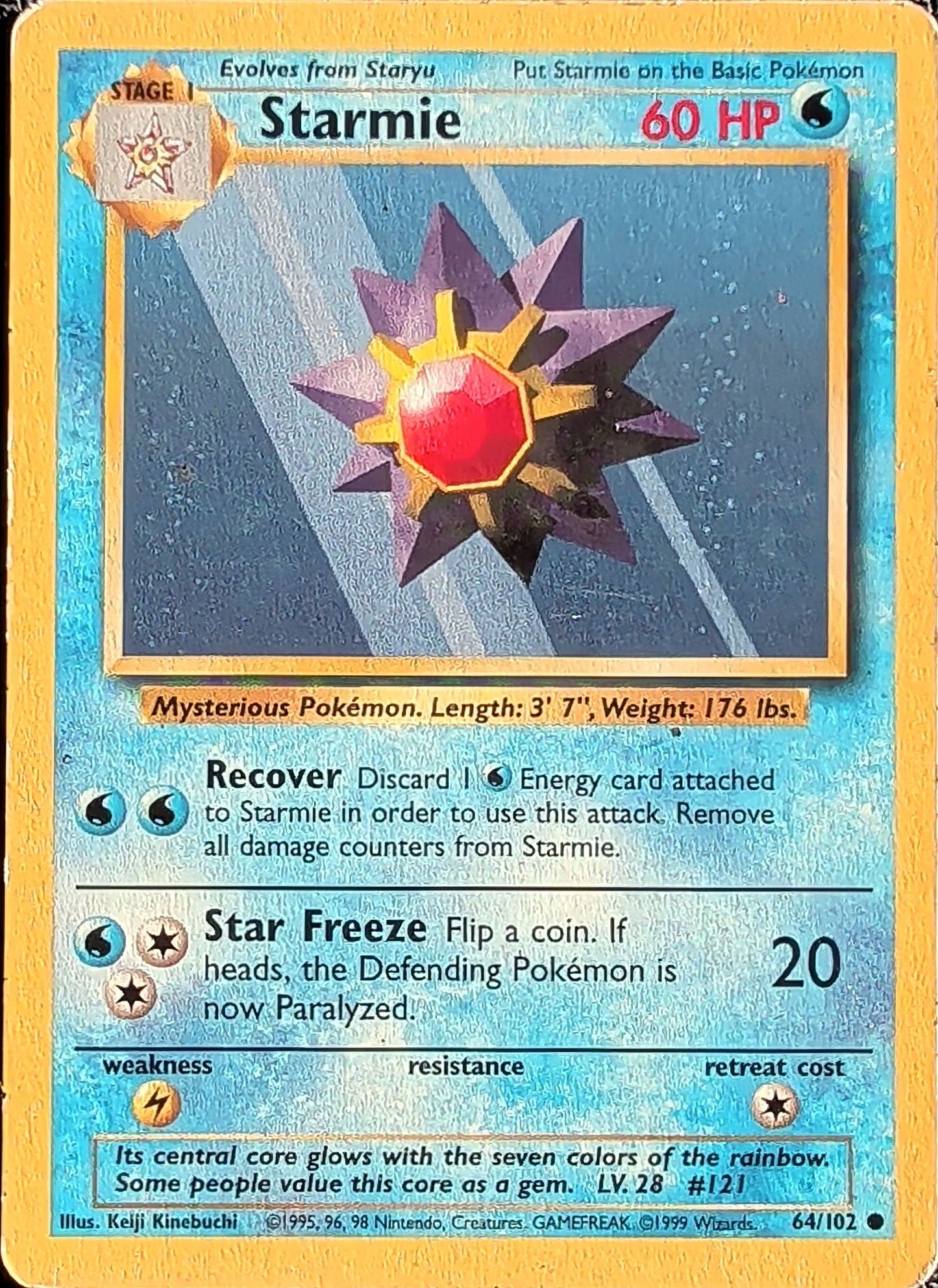 Starmie Common Base Set 064/102 MP