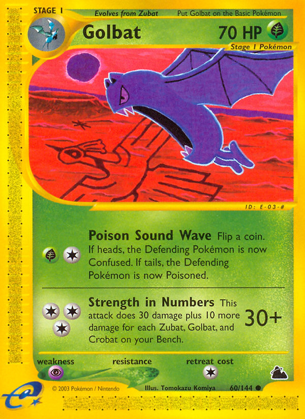 Golbat 60/144 — Pokémon Skyridge