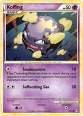 Koffing 60/95 Pokémon Call of Legends (2011) English card — catalogue reference