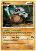 Cubone 60/102 Pokémon Triumphant (2010) English card — catalogue reference
