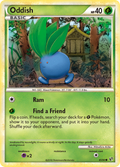 Oddish 60/90 Pokémon Undaunted (2010) English card — catalogue reference