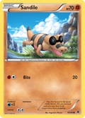 Sandile 60/98 Pokémon Emerging Powers (2011) English card — catalogue reference