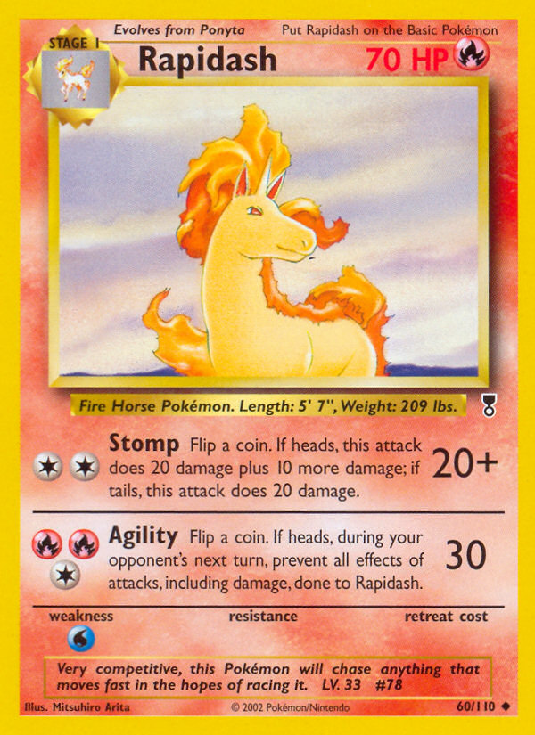 Rapidash 60/110 — Pokémon Legendary Collection