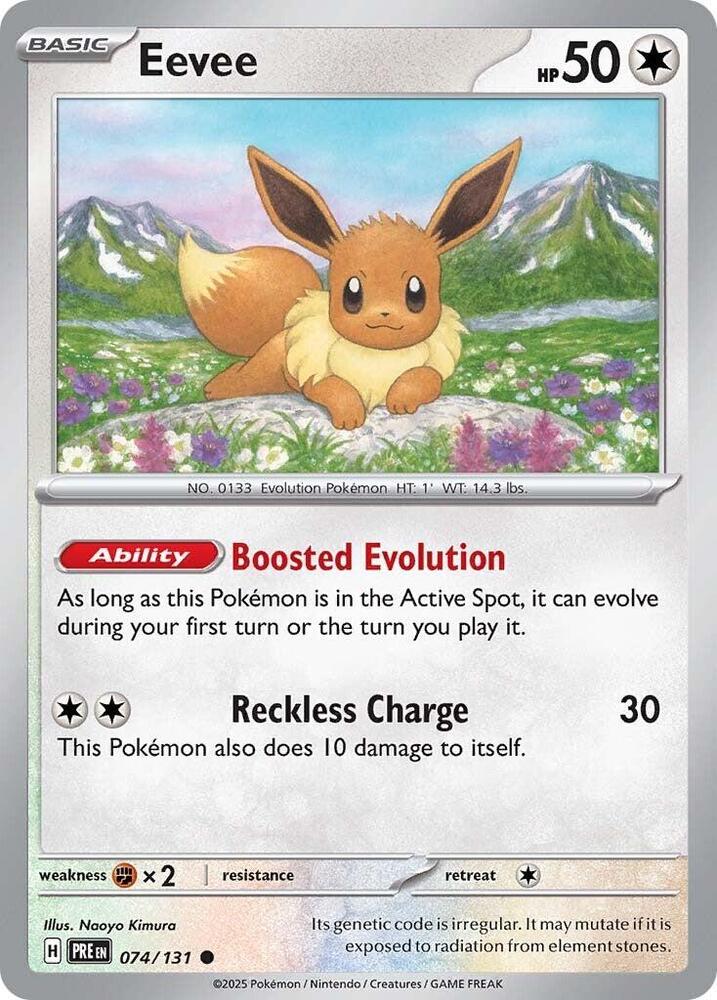 Eevee Common SV: Prismatic Evolutions 074/131 MP