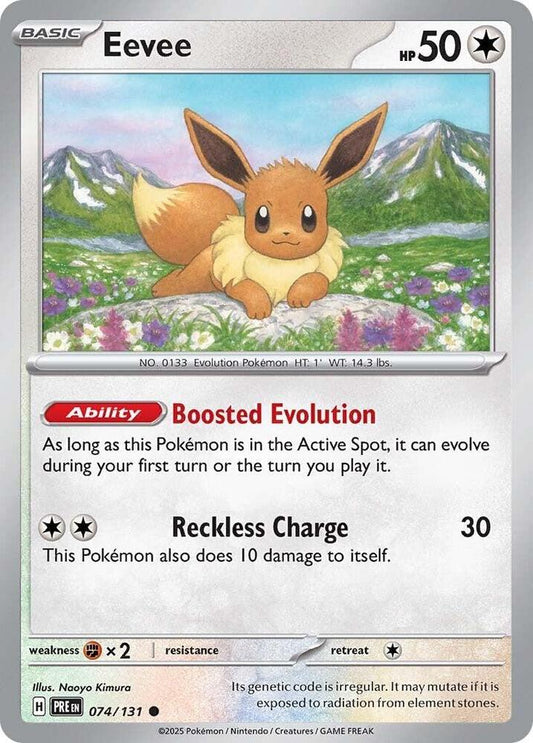 Eevee Common SV: Prismatic Evolutions 074/131 MP