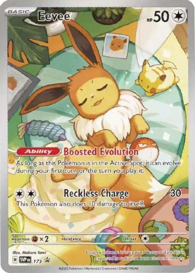 Eevee - Promo SV: Scarlet & Violet Promo Cards 173 MP (Back)