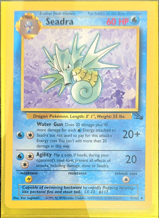 Seadra Uncommon Fossil 42/62 MP