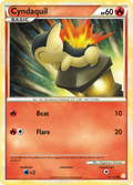 Cyndaquil 61/123 Pokémon HeartGold & SoulSilver (2010) English card — catalogue reference