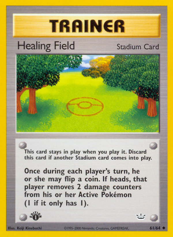 Healing Field 61/64 — Pokémon Neo Revelation