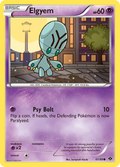 Elgyem 61/99 Pokémon Next Destinies (2012) English card — catalogue reference