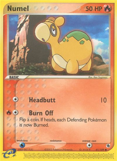 Numel 61/109 — Pokémon EX Ruby & Sapphire