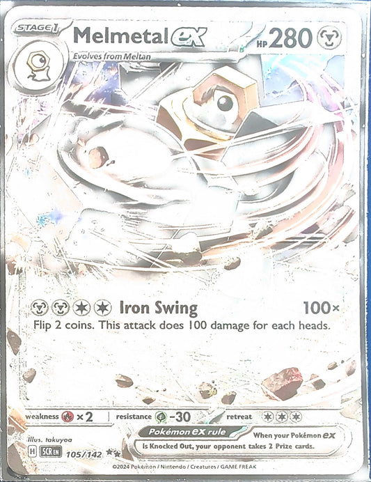 Melmetal ex (Stellar Crown Stamped) Double Rare Miscellaneous Cards & Products 105/142 MP