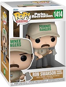 Funko Pop! vinyl figure of Ron Swanson from Parks and Recreation in packaging