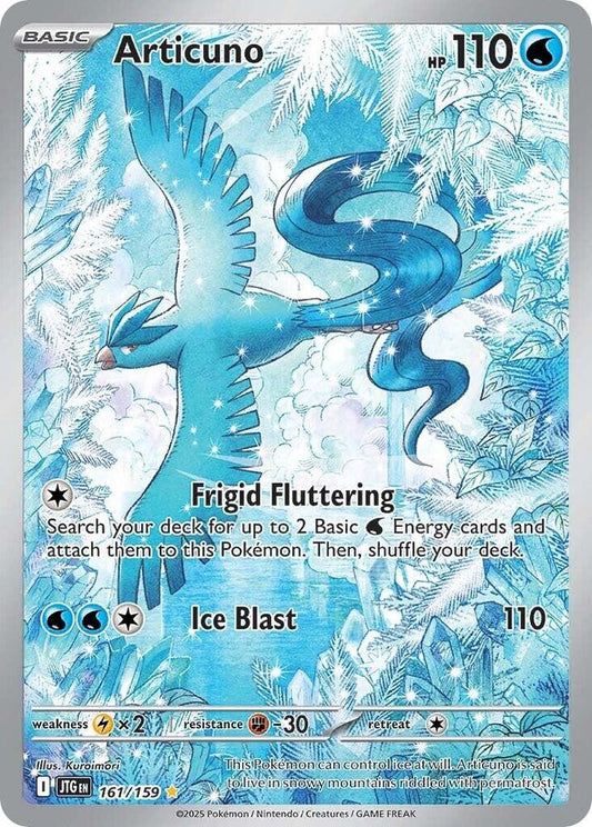 Articuno - Illustration Rare SV09: Journey Together 161/159 MP (Back)