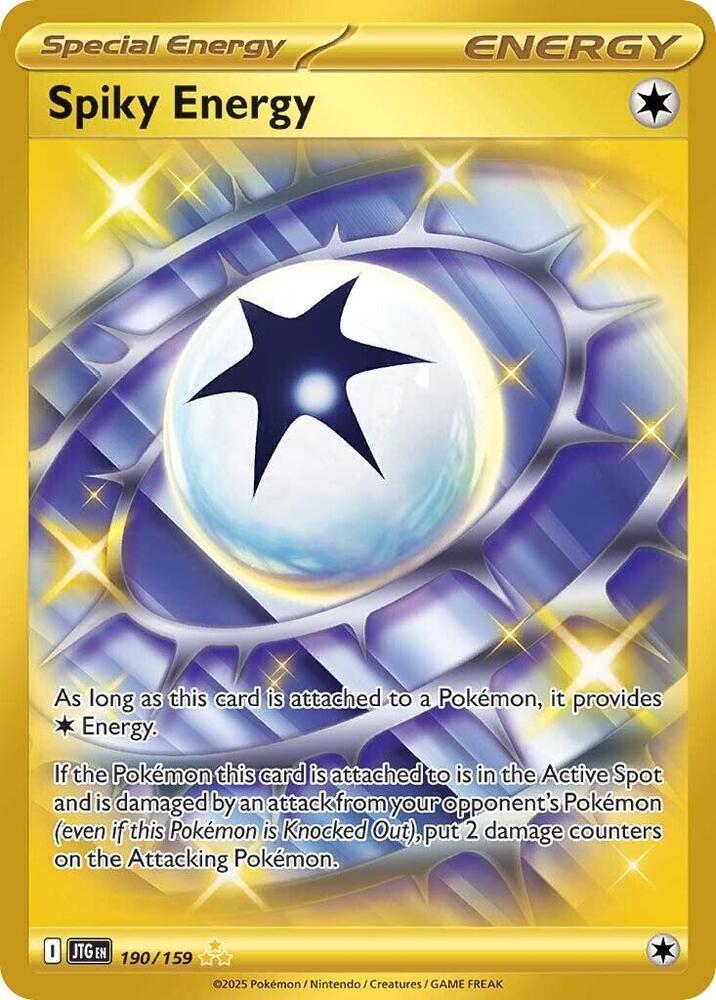 Spiky Energy Hyper Rare SV09: Journey Together 190/159 NM (Back)
