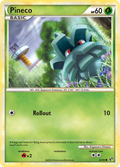 Pineco 62/90 Pokémon Undaunted (2010) English card — catalogue reference