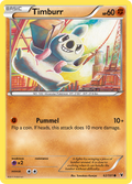 Timburr 62/101 Pokémon Noble Victories (2011) English card — catalogue reference