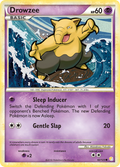 Drowzee 62/123 Pokémon HeartGold & SoulSilver (2010) English card — catalogue reference