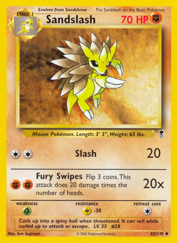 Sandslash 62/110 — Pokémon Legendary Collection
