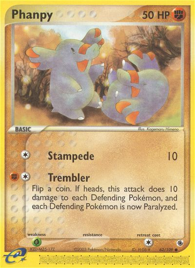 Phanpy 62/109 — Pokémon EX Ruby & Sapphire