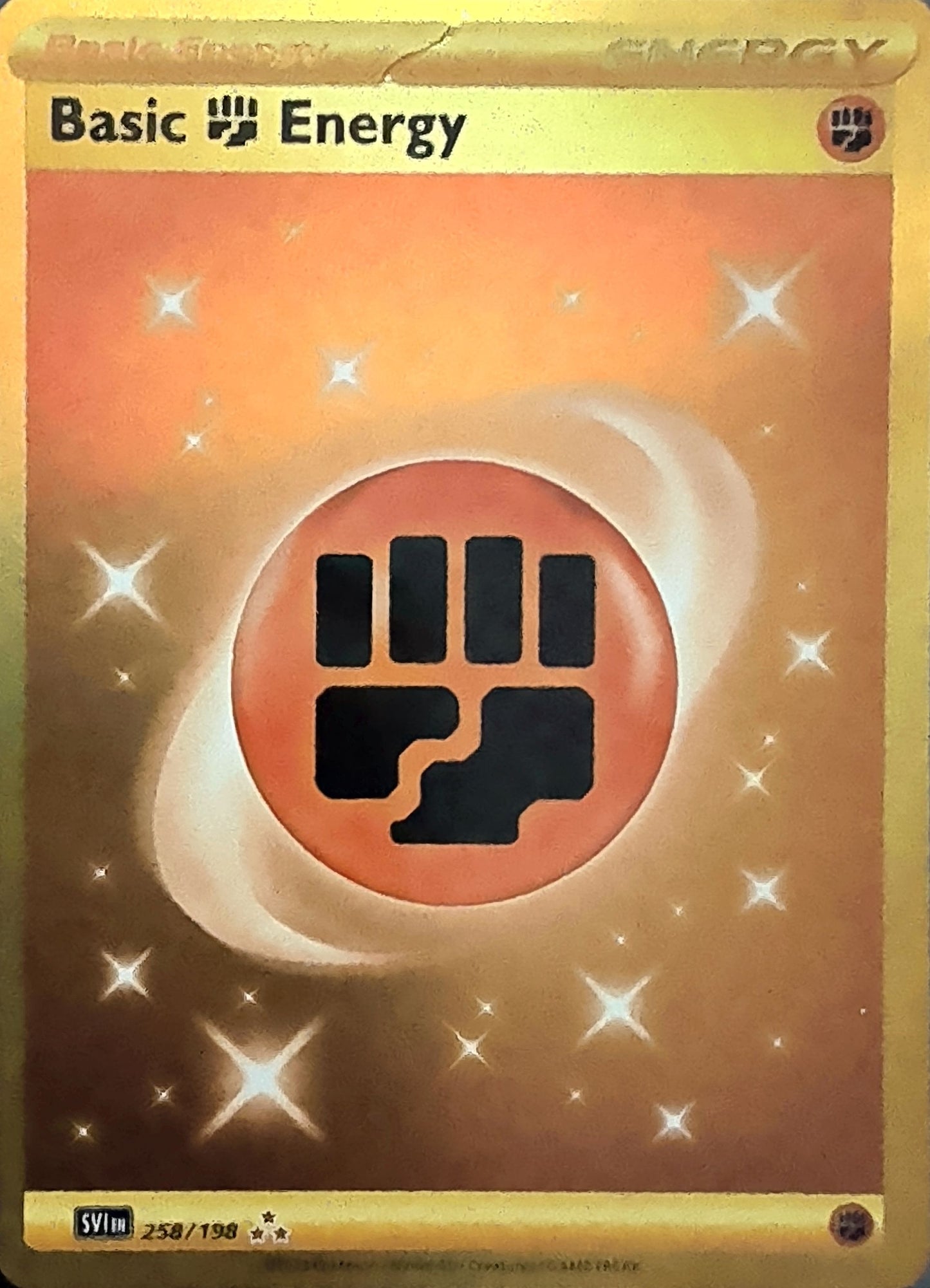 Basic Fighting Energy Hyper Rare SV01: Scarlet & Violet Base Set 258/198 MP