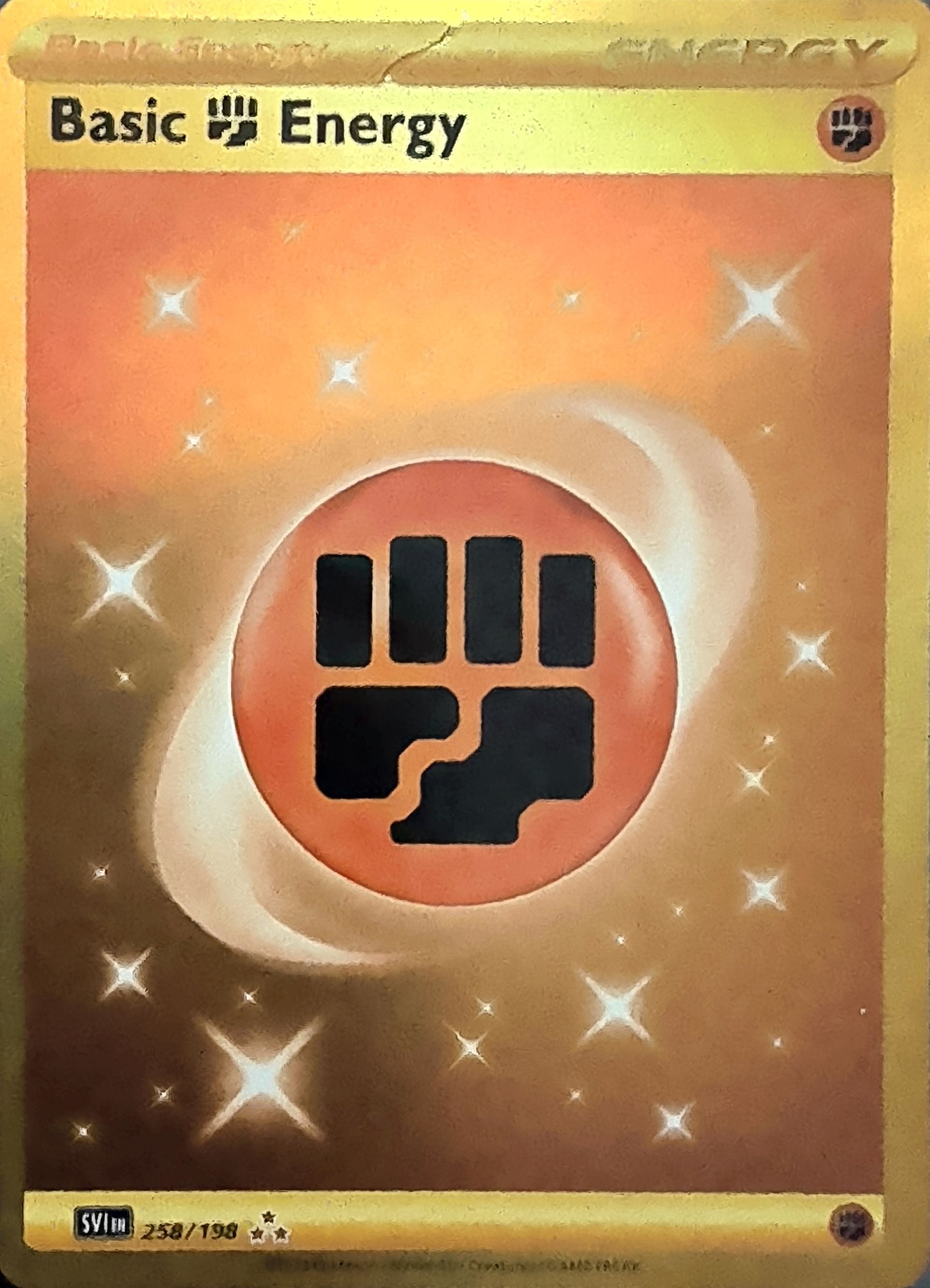 Basic Fighting Energy Hyper Rare SV01: Scarlet & Violet Base Set 258/198 MP