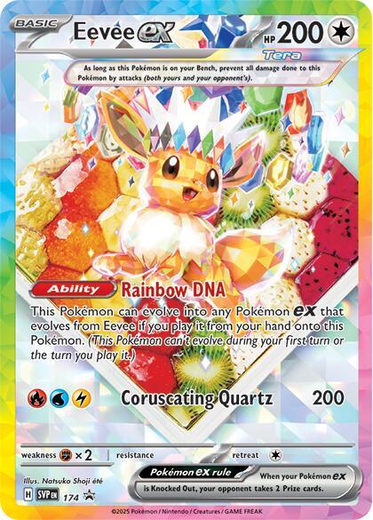 Eevee ex - Promo SV: Scarlet & Violet Promo Cards 174 MP (Back)