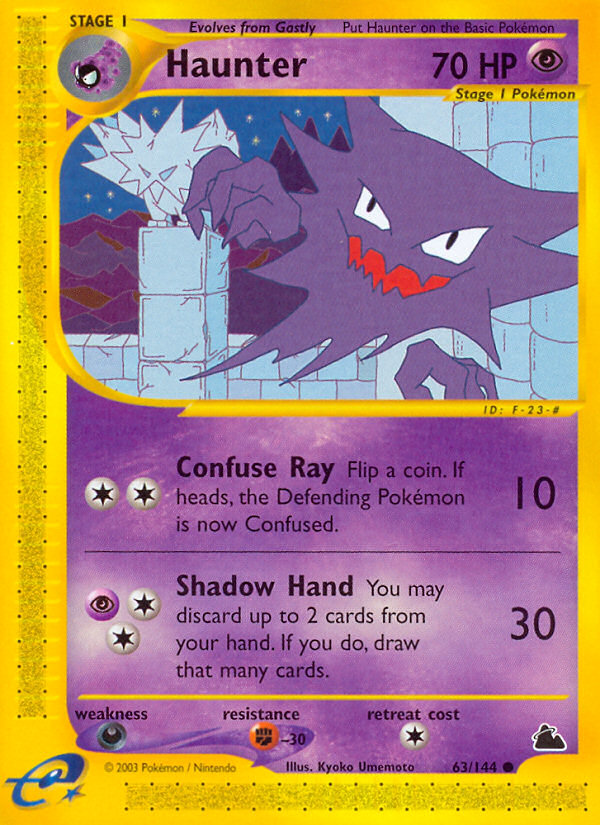 Haunter 63/144 — Pokémon Skyridge
