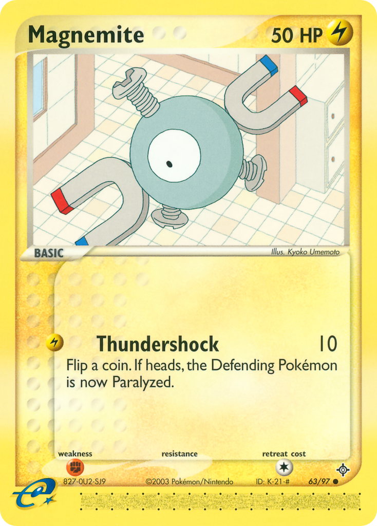 Magnemite 63/97 — Pokémon EX Dragon