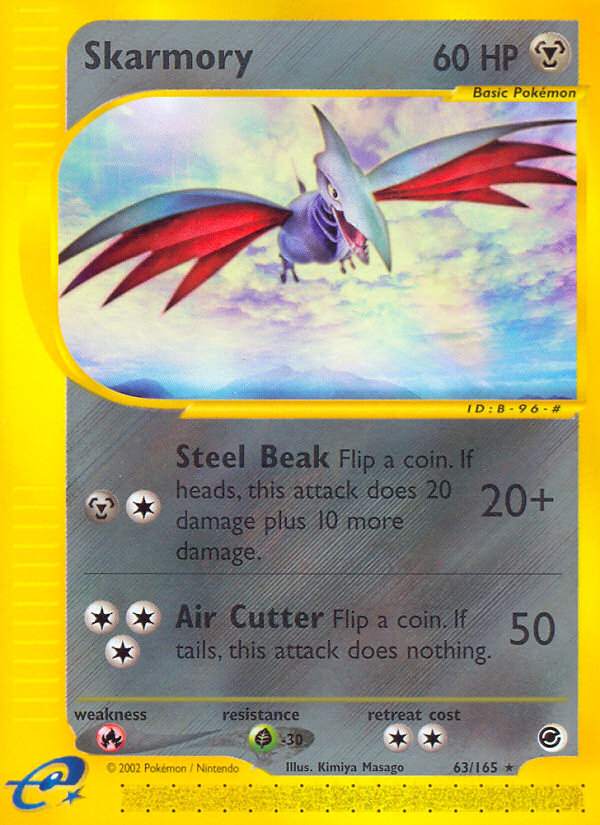Skarmory 63/165 — Pokémon Expedition Base Set