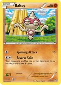 Baltoy 63/124 Pokémon Dragons Exalted (2012) English card — catalogue reference