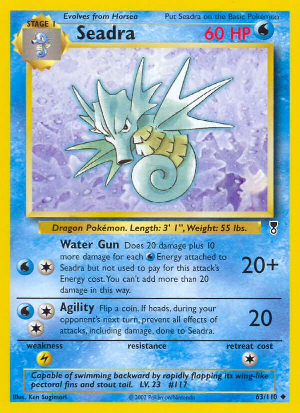 Seadra 63/110 — Pokémon Legendary Collection