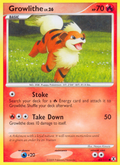 Growlithe 63/111 Pokémon Rising Rivals (2009) English card — catalogue reference