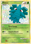 Pineco 63/90 Pokémon Undaunted (2010) English card — catalogue reference