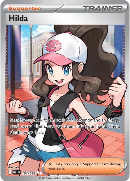 Hilda Ultra Rare SV: White Flare 164/086 NM (Back)