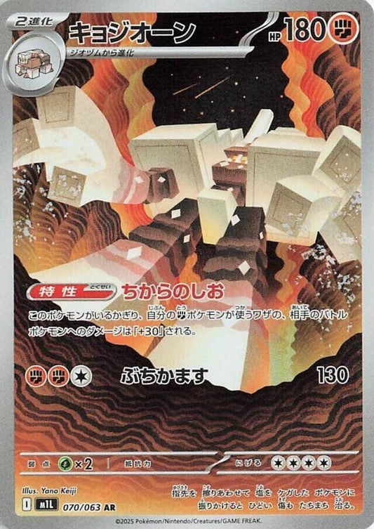 Garganacl Art Rare m1L: Mega Brave 070/063 NM (Back)