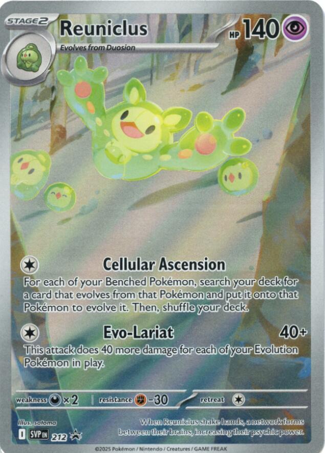Reuniclus Promo SV: Scarlet & Violet Promo Cards 212 MP (Back)