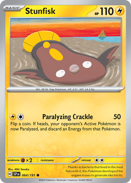 Pokemon Stunfisk Surging Sparks 064/191